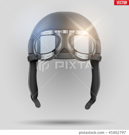 Old pilot cheap helmet and goggles