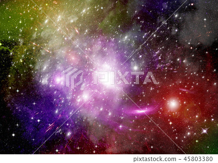 galaxy in a free space 45803380