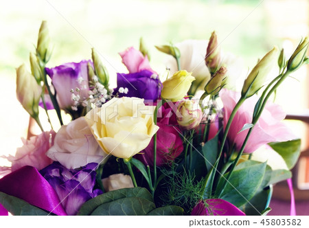 bouquet of lisianthus roses bouquet of lisianthus roses 45803582