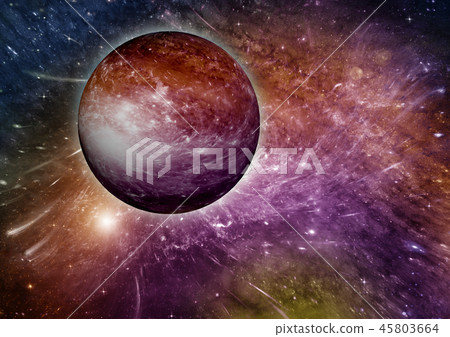galaxy in a free space 45803664