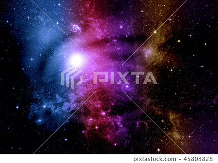 galaxy in a free space 45803828