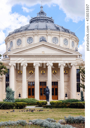 facade of Romanian Athenaeum facade of Romanian Athenaeum 45803897