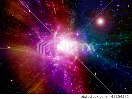 galaxy in a free space 45804325