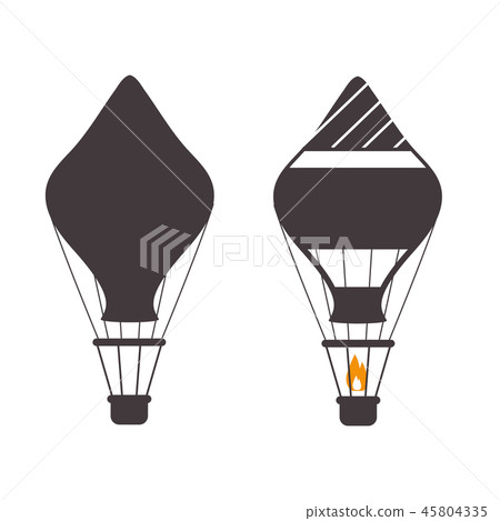 Air Balloons Outline Emblems Air Balloons Outline Emblems 45804335