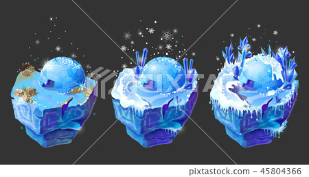 isometric 3d fantasy ice island game design isometric 3d fantasy ice island game design 45804366