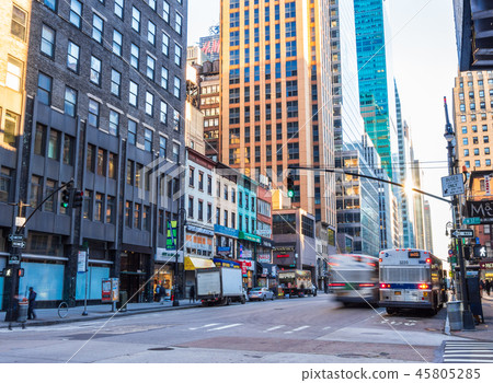 Morning in New York Manhattan 45805285