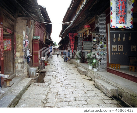 Nashi Chinese Minority People Lijiang World Heritage Site 45805432