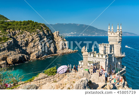 The Swallows Nest Castle near Yalta in Crimea The Swallows Nest Castle near Yalta in Crimea 45805719
