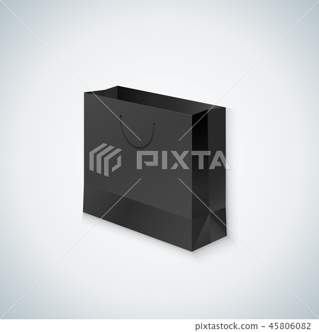 vector blank paper bag mockup. vector blank paper bag mockup. 45806082