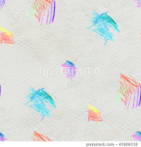 Scribble hand drawn pattern 45806538