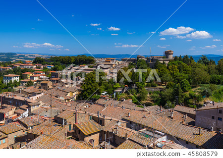 Volterra medieval town in Tuscany Italy Volterra medieval town in Tuscany Italy 45808579