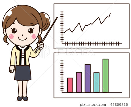 與女性辦公室工作者OL圖表的評論解釋 45809816