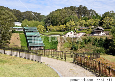 Village park original house ruins mark of Oribe 45810311