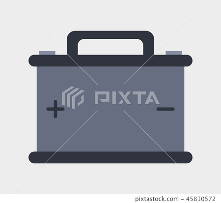 car battery icon 45810572