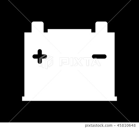 car battery icon 45810648