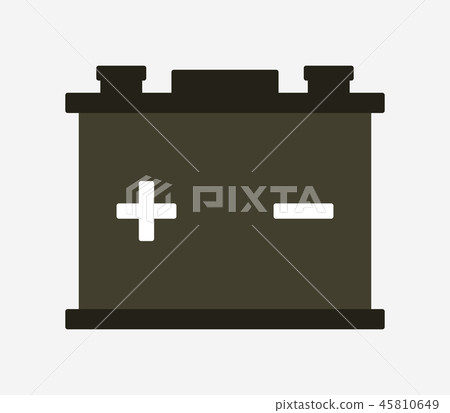 car battery icon 45810649