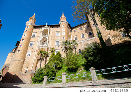 The Ducal Palace in Urbino, Italy The Ducal Palace in Urbino, Italy 45811889