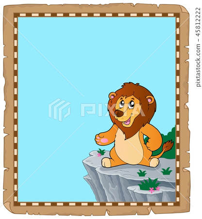 Lion theme parchment 2 45812222