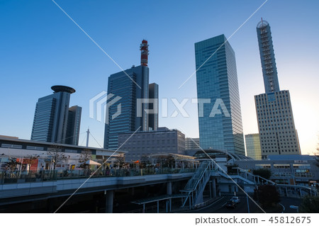 埼玉新都心市中心的晚上 45812675