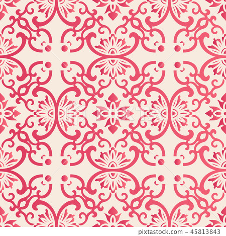 Elegant seamless Chinese style pink background - Stock Illustration ...