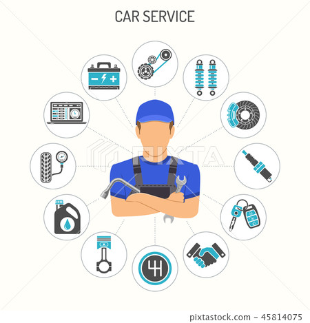 Car Service Concept Car Service Concept 45814075