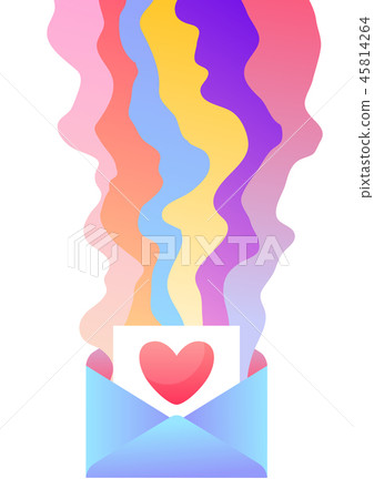 Happy Valentine Day greeting card. Happy Valentine Day greeting card. 45814264