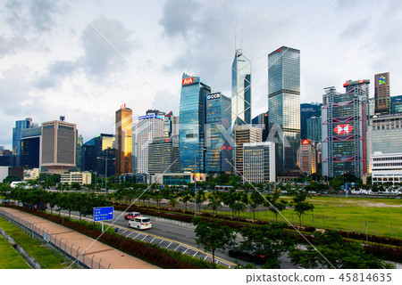 Hong Kong downtown 45814635