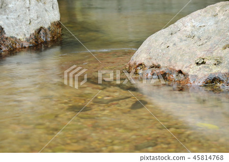 water run through river pass rock and stone water run through river pass rock and stone 45814768