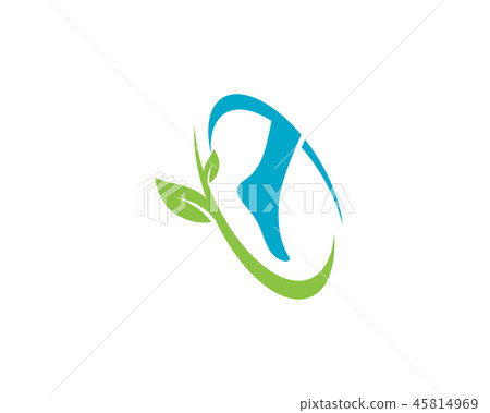 foot Logo Template vector icon 45814969