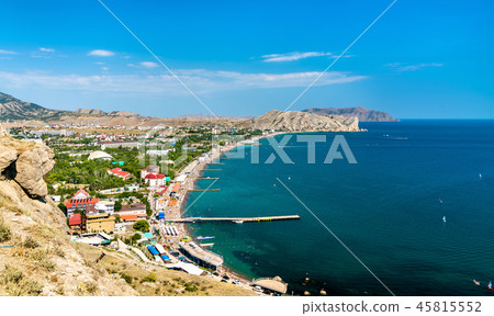 The Black Sea Shore at Sudak, Crimea 45815552