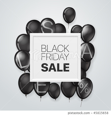 Black friday sale concept. Vector banner Black friday sale concept. Vector banner 45815658