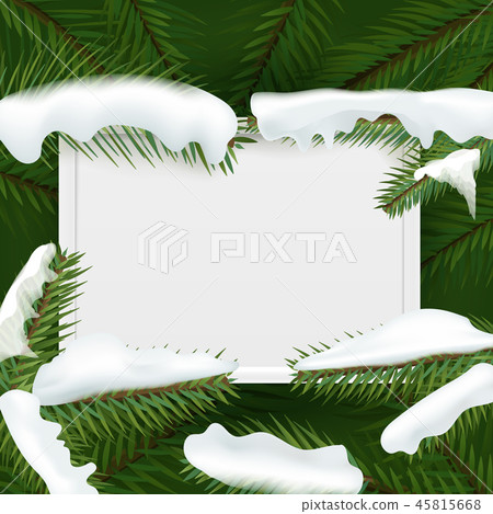 Christmas tree green branches Christmas tree green branches 45815668