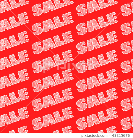 Sale Sale Sale seamless pattern. Vector background 45815676