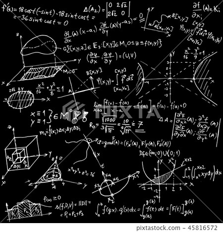 Blackboard Symbols Blackboard Symbols 45816572