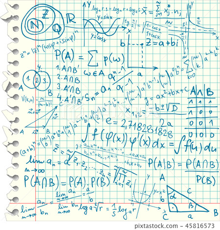 Blackboard Symbols 45816573