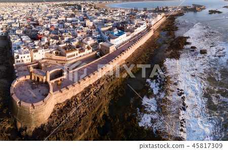 Aerial panorama of Essaouira city Aerial panorama of Essaouira city 45817309