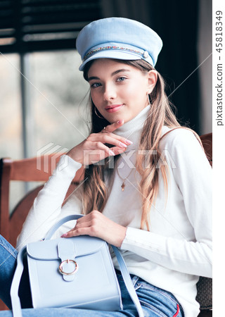 Photo of a girl in bright colors Photo of a girl in bright colors 45818349