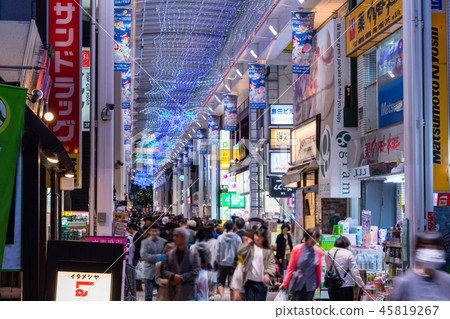 Kichijoji Station north exit night view 45819267