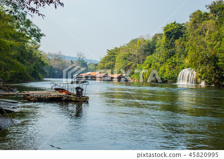 Sai Yok Yai waterfall at Kanchanaburi . Sai Yok Yai waterfall at Kanchanaburi . 45820995