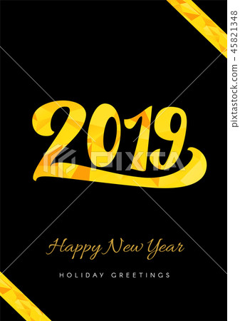 Happy New Year 2019 Party Poster Happy New Year 2019 Party Poster 45821348