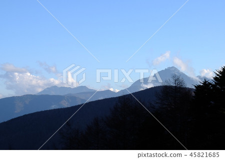 從Irifune山的南阿爾卑斯山的看法 45821685