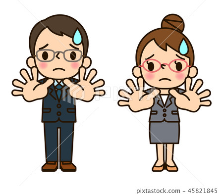 Business men and women 4 18 trouble 45821845