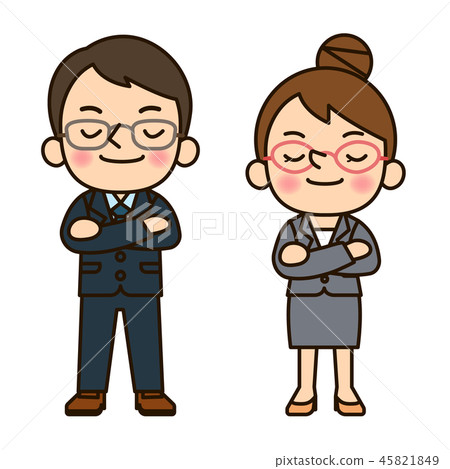 Business men and women 4-1 boast 45821849