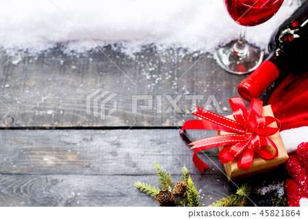 Merry Christmas and Happy New Year. Winter season Merry Christmas and Happy New Year. Winter season 45821864