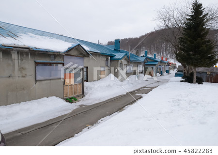 Winter coal mine 45822283