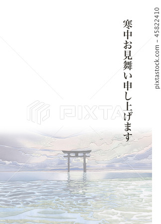 在寒冷的季節Shiga Hakuto神社參觀 45822410