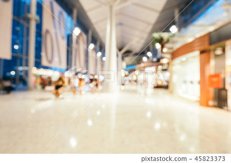 Abstract blur and defocused shopping mall of department store interior Abstract blur and defocused shopping mall of department store interior 45823373