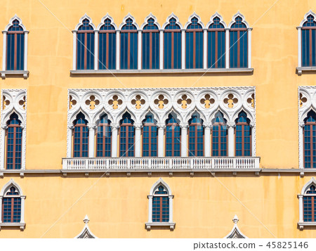 Beautiful architecture building with window exterior in italy style Beautiful architecture building with window exterior in italy style 45825146