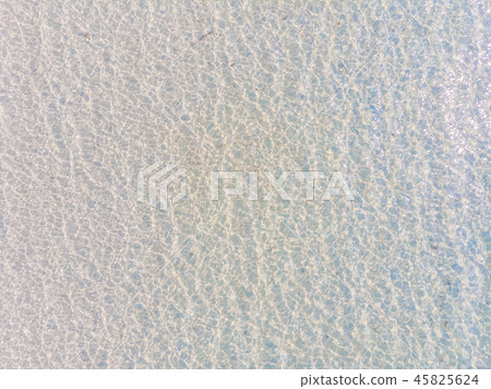 Aerial view of sea and ocean water reflection with sun light Aerial view of sea and ocean water reflection with sun light 45825624