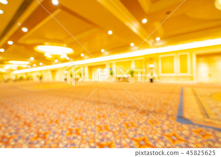 Abstract blur and defocused hotel lobby interior Abstract blur and defocused hotel lobby interior 45825625